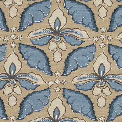 Robert Allen PAINTED DAMASK INDIGO