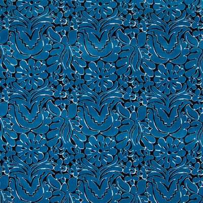 Robert Allen HUIPIL VELVET   AZURE          