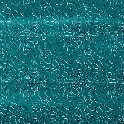 Robert Allen HUIPIL VELVET   AQUA           