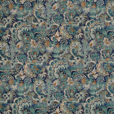 Robert Allen INCA DAMASK     AQUA           