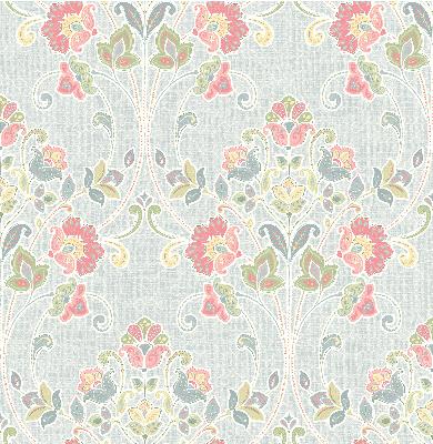 Brewster Wallcovering Willow Sky Nouveau Floral Sky