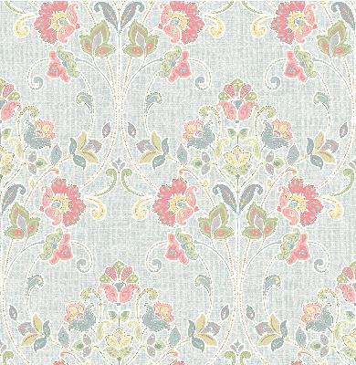Brewster Wallcovering Willow Sky Nouveau Floral Sky