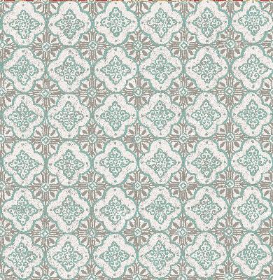 Brewster Wallcovering Geo Turquoise Quatrefoil Turquoise
