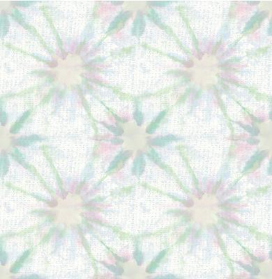 Brewster Wallcovering Iris Green Shibori Green