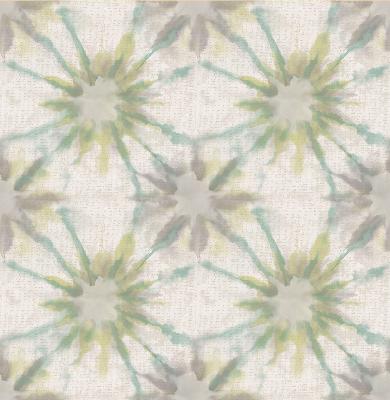 Brewster Wallcovering Iris Turquoise Shibori Turquoise