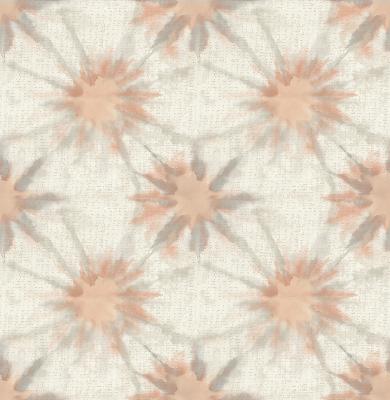Brewster Wallcovering Iris Coral Shibori Coral