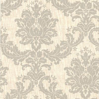 Brewster Wallcovering Everest Taupe Woven Damask Taupe