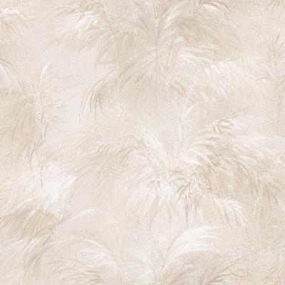 Brewster Wallcovering Kaley Cream Satin Leaves Cream