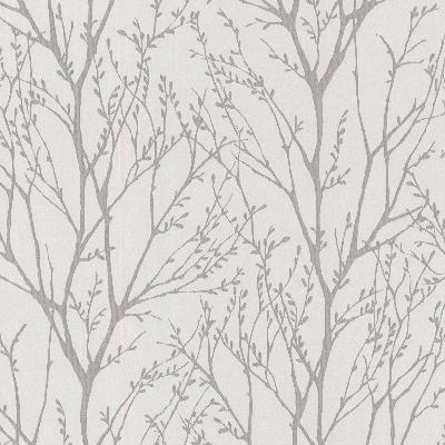Brewster Wallcovering Delamere Pewter Tree Branches Pewter