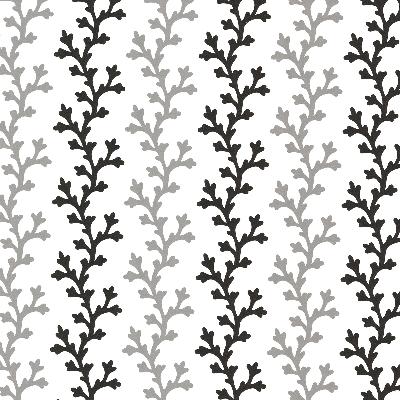 Brewster Wallcovering Georgina Black Ombre Coral Black