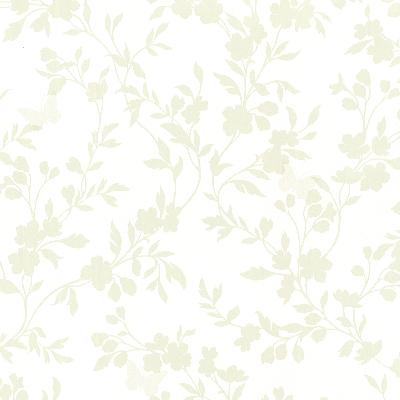 Brewster Wallcovering Layla Light Green Floral Trail Silhouette Light Green