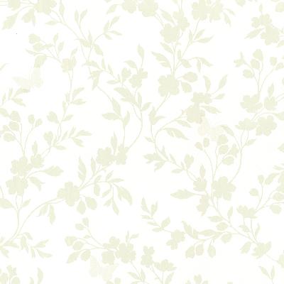 Brewster Wallcovering Layla Light Green Floral Trail Silhouette Light Green