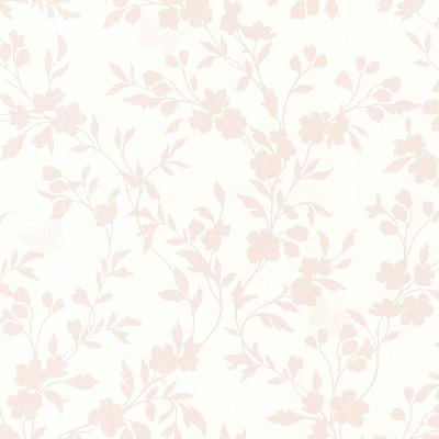 Brewster Wallcovering Layla Rose Floral Trail Silhouette Rose