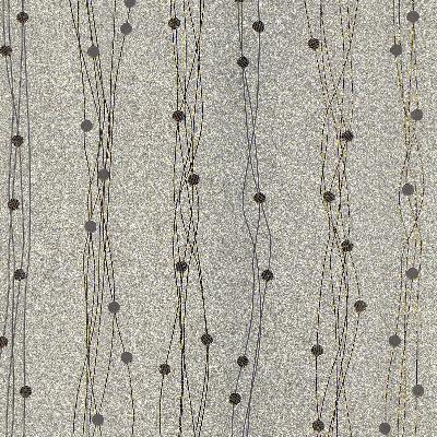 Brewster Wallcovering Gregory Silver Geometric Stripe Silver