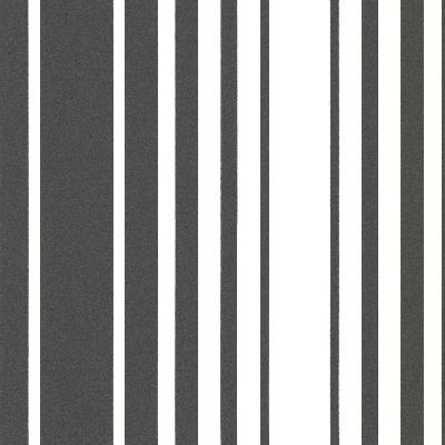 Brewster Wallcovering Lewitt Black Barcode Stripe Black