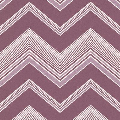 Brewster Wallcovering Bearden Purple Zig Zag Purple