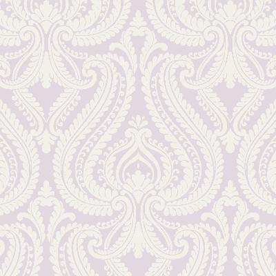 Brewster Wallcovering Imperial Lavender Modern Damask Lavender