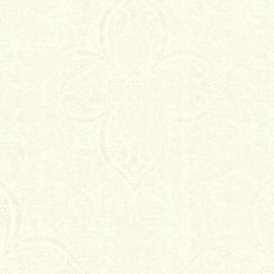 Brewster Wallcovering Oberon Champagne Moroccan Medallion Champagne