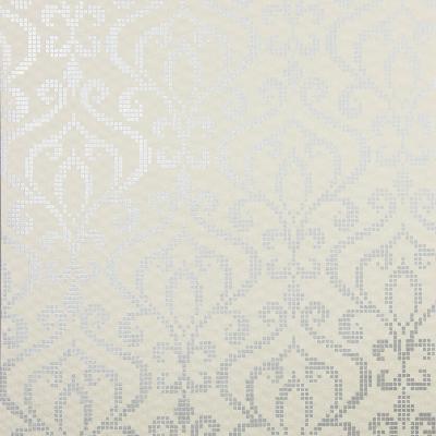 Brewster Wallcovering Venus Pewter Metallic Mini Damask Pewter