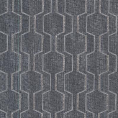 Brewster Wallcovering Harrison Charcoal Rectangular Geo  Charcoal