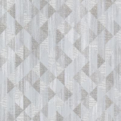 Brewster Wallcovering Ethan Silver Triangle  Silver