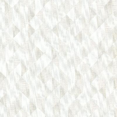 Brewster Wallcovering Ethan Pearl Triangle  Pearl