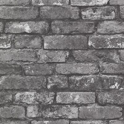 Brewster Wallcovering Brickwork Slate Exposed Brick Texture Slate