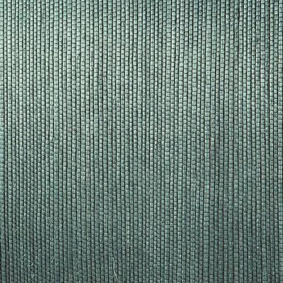 Brewster Wallcovering Thanos Teal Grasscloth Teal