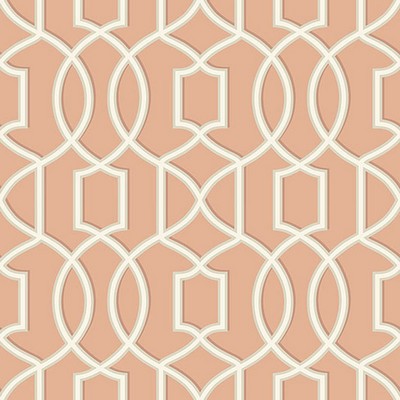 Brewster Wallcovering Quantum Coral Trellis Coral