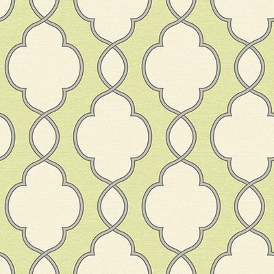 Brewster Wallcovering Structure Green Chain Link  Green