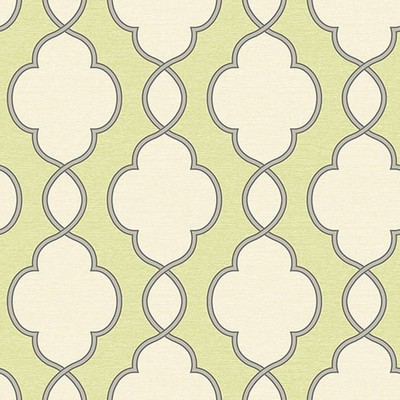 Brewster Wallcovering Structure Green Chain Link  Green