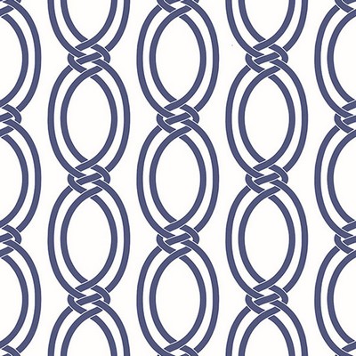 Brewster Wallcovering Infinity Indigo Geometric Stripe Indigo