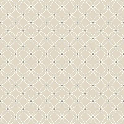 Brewster Wallcovering Kinetic Beige Geometric Floral Beige
