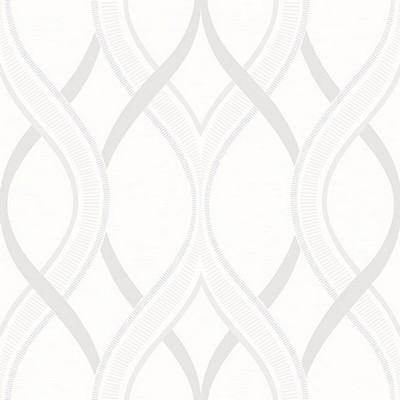 Brewster Wallcovering Frequency Cream Ogee Cream