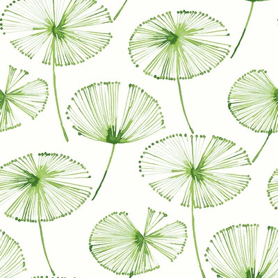 Brewster Wallcovering Paradise Green Fronds Wallpaper Green