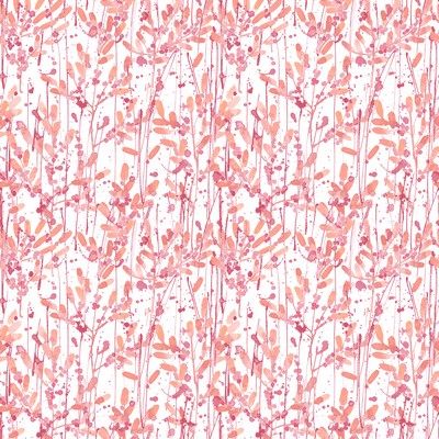 Brewster Wallcovering Willow Pink Leaves Wallpaper Pink