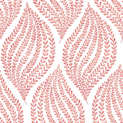 Brewster Wallcovering Arboretum Pink Fern Wallpaper Pink