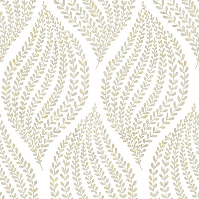 Brewster Wallcovering Arboretum Honey Leaves Wallpaper Honey