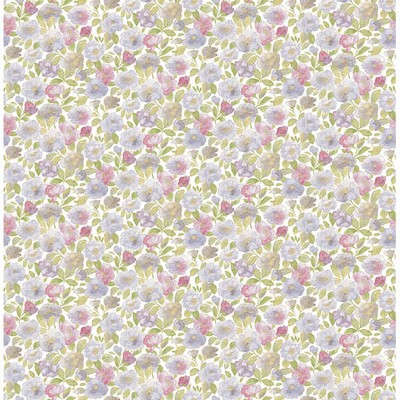 Brewster Wallcovering Elsie Lilac Floral Lilac
