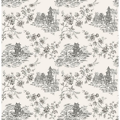 Brewster Wallcovering Laure Ink Toile Ink