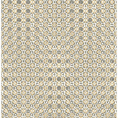 Brewster Wallcovering Audra Mustard Floral Mustard