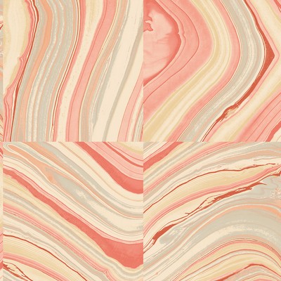Brewster Wallcovering Agate Coral Stone Wallpaper Coral