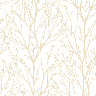 Brewster Wallcovering Autumn Gold Tree Wallpaper Gold
