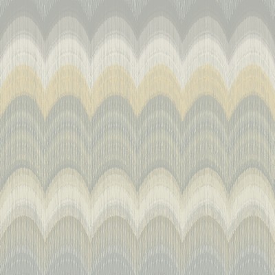 Brewster Wallcovering August Yellow Wave Wallpaper Yellow