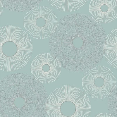 Brewster Wallcovering Eternity Blue Geometric Wallpaper Blue