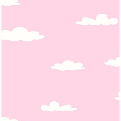 Brewster Wallcovering Clouds Pink Clouds Pink