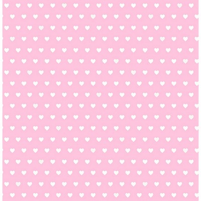 Brewster Wallcovering Small Hearts Pink Hearts Pink