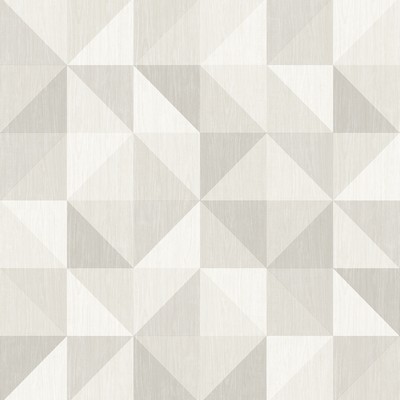 Brewster Wallcovering Puzzle Light Grey Geometric Wallpaper Light Grey