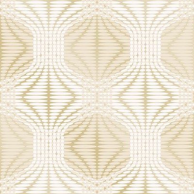 Brewster Wallcovering Optic Gold Geometric Wallpaper Gold