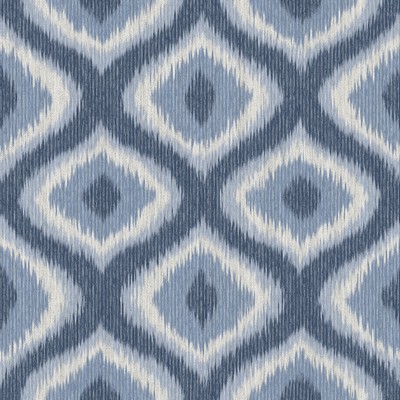 Brewster Wallcovering Abra Blue Ogee Wallpaper Blue